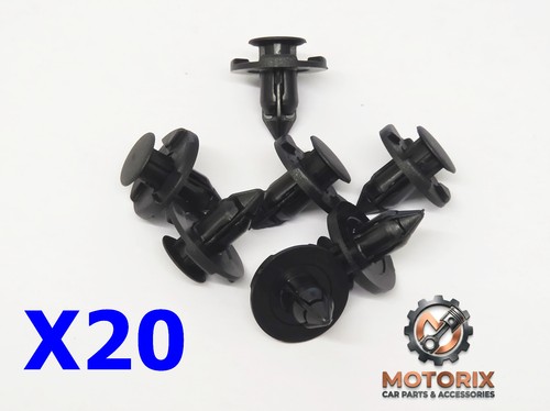 20x 8mm bumper clips - bumper, plastic